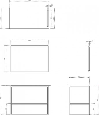 Консоль для ванной Abber Stein AS2631