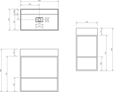Консоль для ванной Abber Stein AS2630