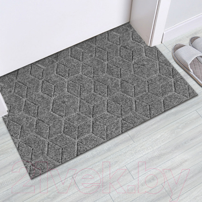 Коврик грязезащитный Shahintex Практик Соты антискользящий 50x80 / 828357
