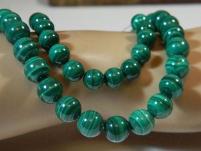 Браслет Wolves Элитный Малахит Редкий Австралийский 40654