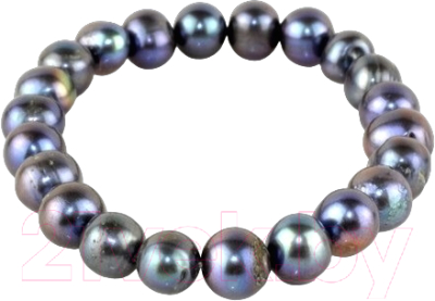 Браслет Wolves Элитный Жемчуг черный 40746 - фото