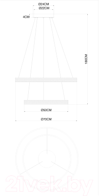 Потолочный светильник Divinare Avanti 1926/17 SP-2