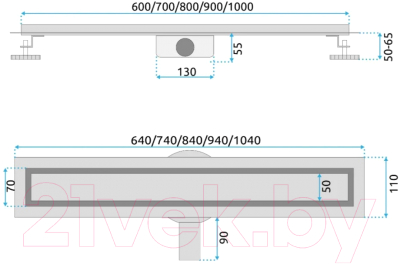 Трап для душа REA Neox Pro / REA-G2702