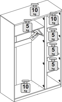 Шкаф Anrex Lima 3DG