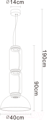 Потолочный светильник Divinare Trumpet 1242/06 SP-24