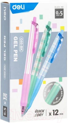 Набор гелевых ручек Deli EG60-BK-P - фото