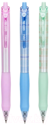 Набор гелевых ручек Deli EG60-BL-P