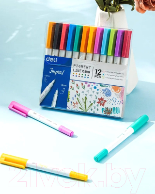 Набор капиллярных ручек Deli Inspira / EU302