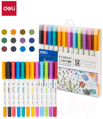 Набор капиллярных ручек Deli Inspira / EU302