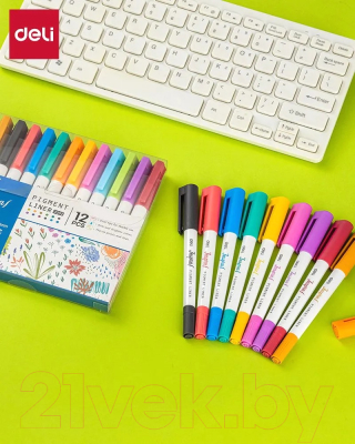 Набор капиллярных ручек Deli Inspira / EU302