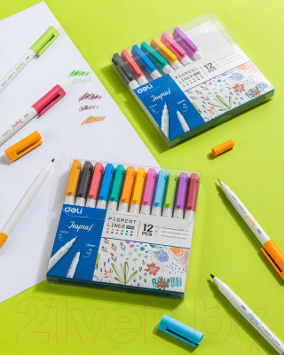 Набор капиллярных ручек Deli Inspira / EU302