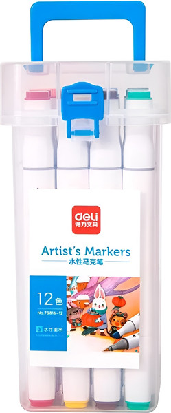 Набор маркеров Deli 70816-12 - фото