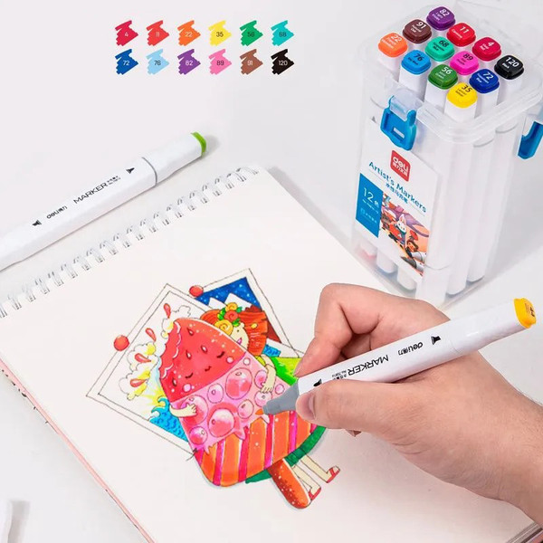 Набор маркеров Deli 70816-12