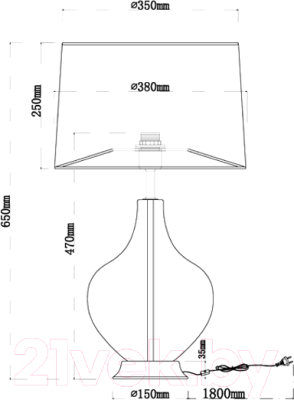 Прикроватная лампа Arte Lamp Saiph A5051LT-1PB