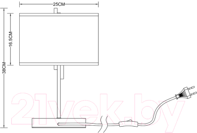 Прикроватная лампа Arte Lamp Julietta A5037LT-2CC