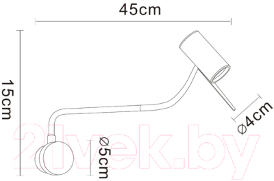 Спот Arte Lamp Sulafat A2423AP-5PB