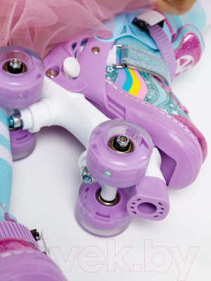 Роликовые коньки Amarobaby Disco / AMARO-35Di-Pu-26