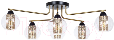 Люстра Arte Lamp Manchester A7045PL-6BK - фото