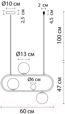Люстра Arte Lamp Matisse A7745SP-3AB