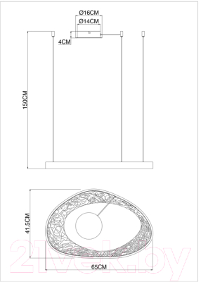 Потолочный светильник Arte Lamp Cinta A1847SP-36BK