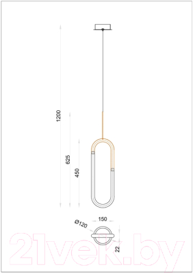 Потолочный светильник Arte Lamp Lumino A2233SP-20BK