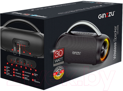 Портативная колонка Ginzzu GM-909B
