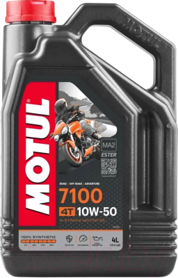 Моторное масло Motul 7100 4T 10W50 / 104098 - фото