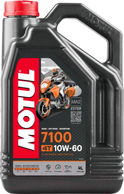 Моторное масло Motul 7100 4T 10W60 / 104101 - фото