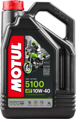 Моторное масло Motul 5100 4T 10W40 / 104068 - фото