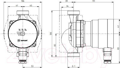 Циркуляционный насос IMP PUMPS NMT Mini 15/60-130