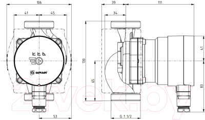Циркуляционный насос IMP PUMPS NMT Mini 25/80-130