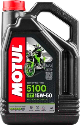 Моторное масло Motul 5100 4T 15W50 / 104083 - фото