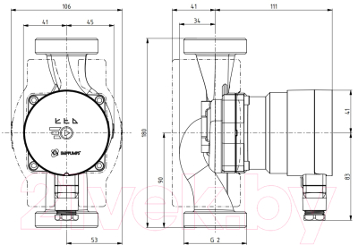 Циркуляционный насос IMP PUMPS Mini 32/70-180