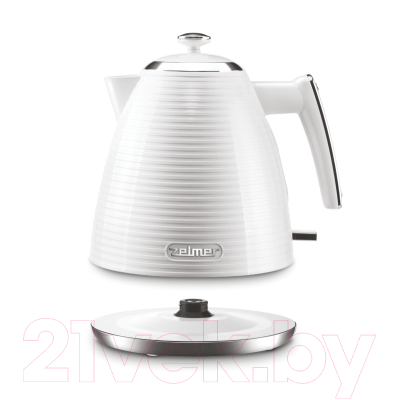 Электрочайник Zelmer ZCK7650 (белый/серебристый)