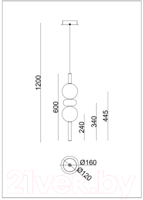 Потолочный светильник Arte Lamp Vassoio A6835SP-12SM