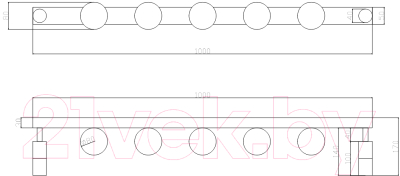 Люстра Arte Lamp Zosma A2608PL-7BK