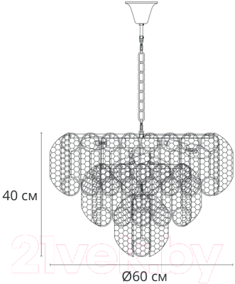 Люстра Arte Lamp Evelyn A4073LM-12PB