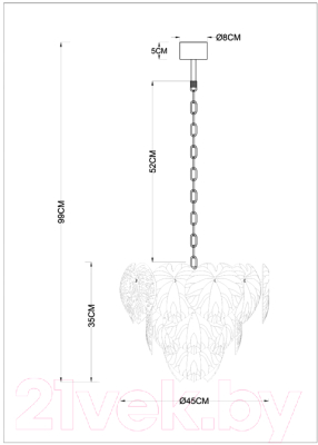 Люстра Arte Lamp Karpi A4078LM-6GO
