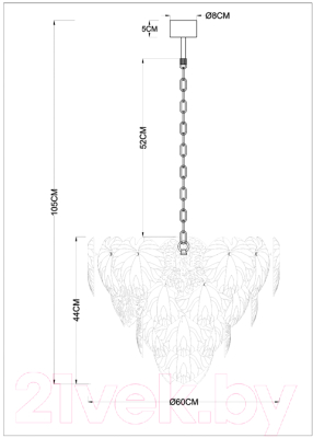 Люстра Arte Lamp Kapri A4078LM-12GO