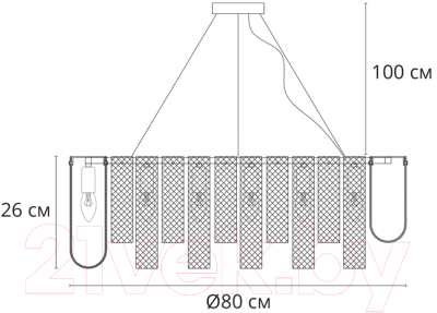 Люстра Arte Lamp Denebola A4074LM-14CC