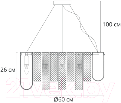 Люстра Arte Lamp Denebola A4074LM-10CC