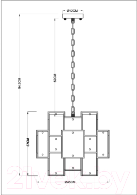 Люстра Arte Lamp Theemin A4068LM-7SG