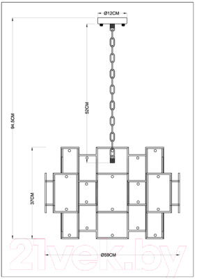 Люстра Arte Lamp Theemin A4068LM-12SG