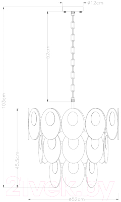 Люстра Arte Lamp Rosabella A4067LM-7CC