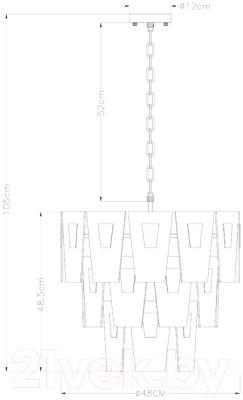 Люстра Arte Lamp Sophia A4066LM-6PB