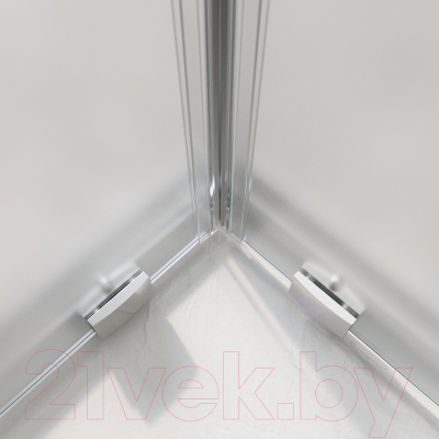 Душевой уголок BelBagno Luce-AH-2-100/80-P-Cr