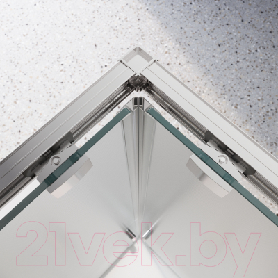 Душевой уголок BelBagno Luce-AH-2-100/80-P-Cr