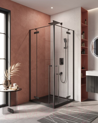 Душевой уголок Cezares Liner-A-2-90-C-NERO