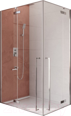 Душевой уголок Cezares Liner-AH-2-120/90-C-Cr-L - фото