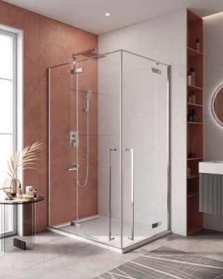 Душевой уголок Cezares Liner-AH-2-120/90-C-Cr-L